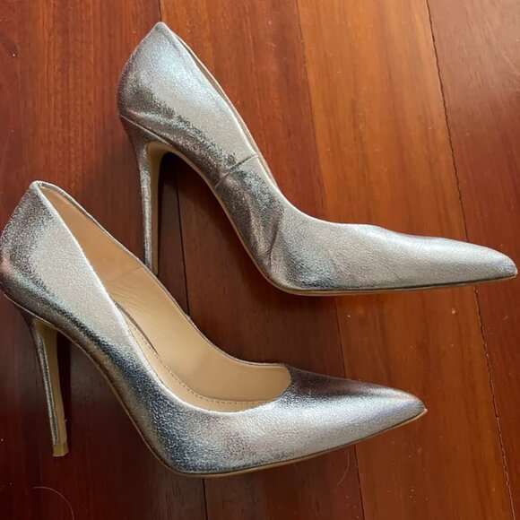Zara silver heels Size 40 - Picture 4 of 4